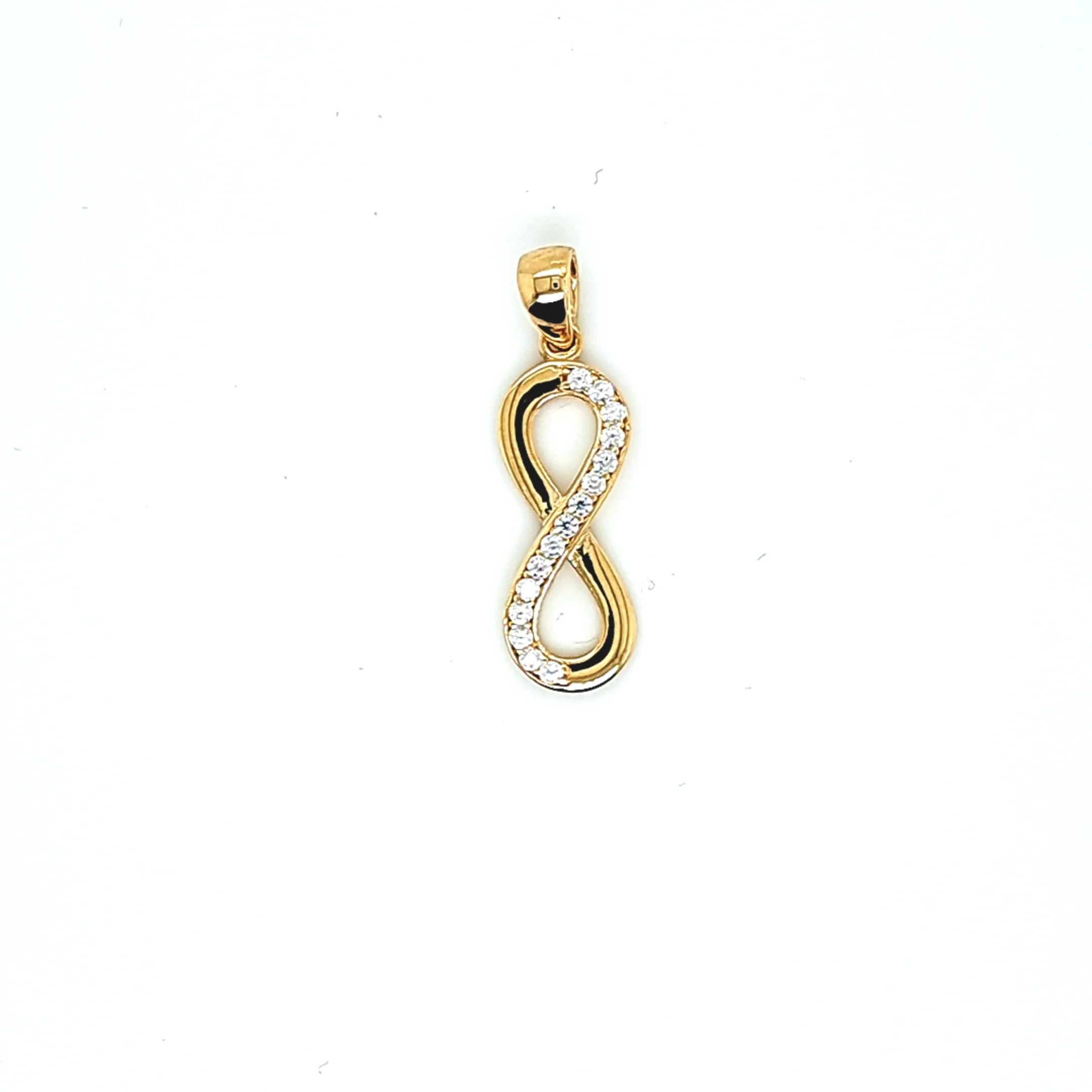 14K Gold | Anhänger mit Infinity und Zirkonia K100 - Image 2