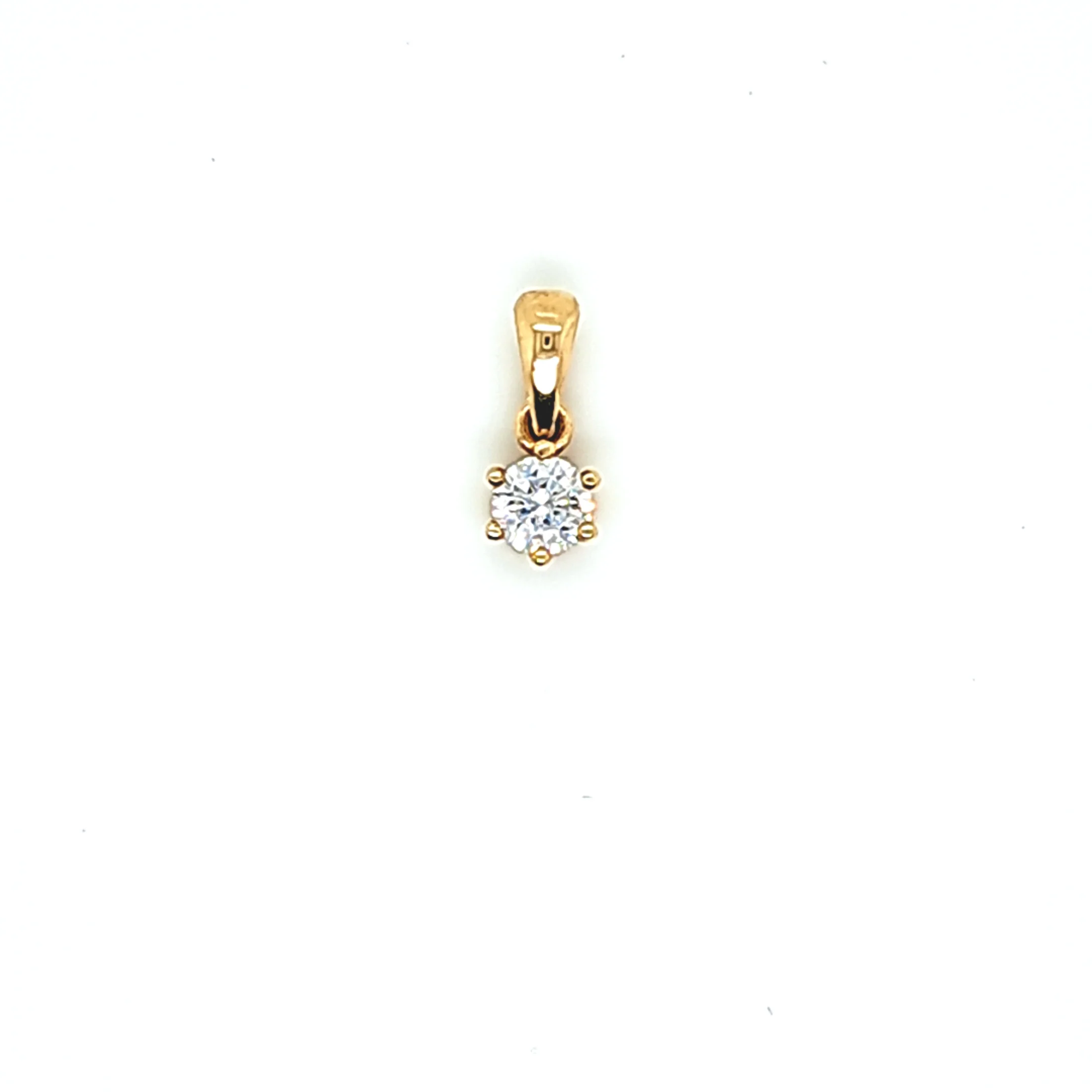 14K Gold | Anhänger mit Zirkonia K046
