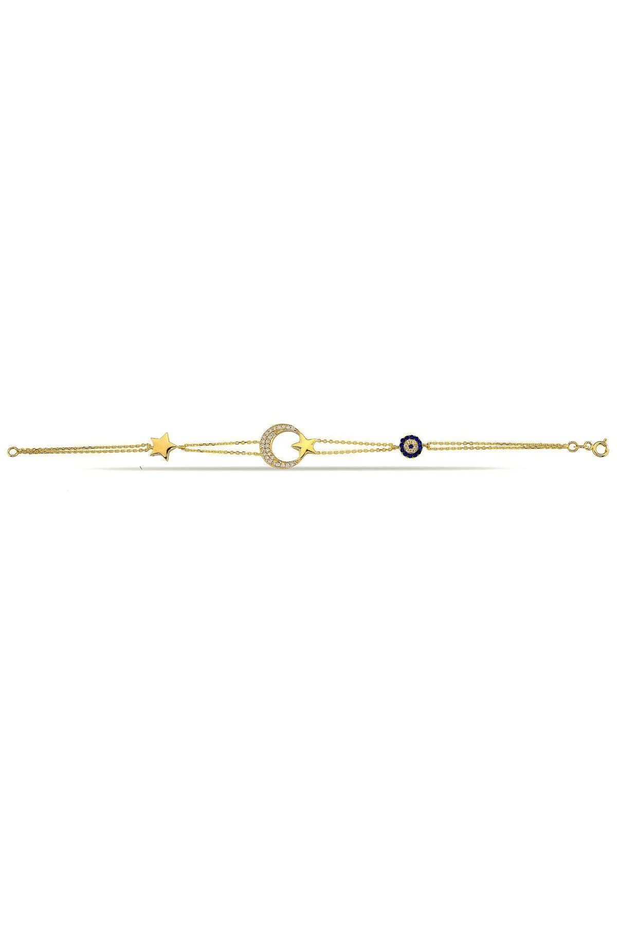 14K Gold | Armband mit Türkiye Ay Yildiz BLK0137