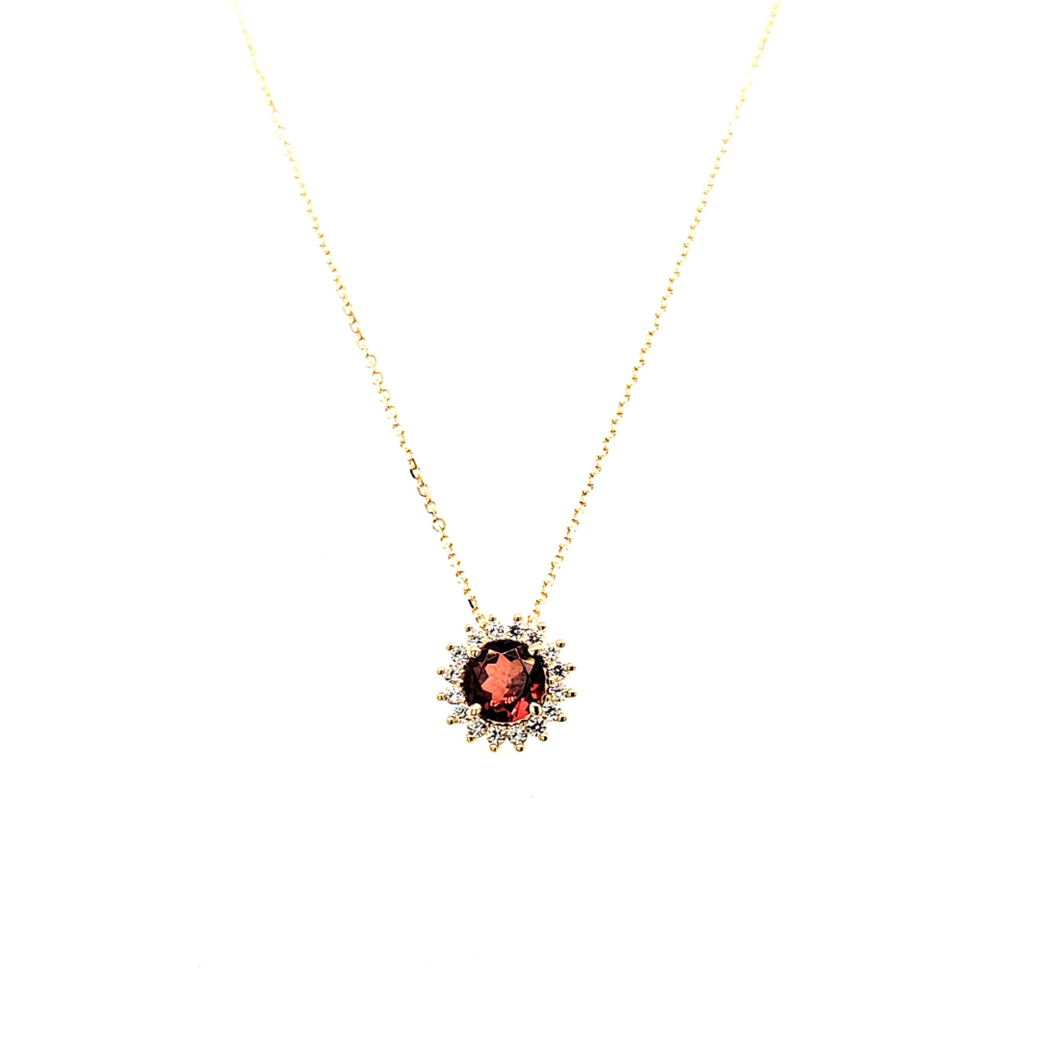 14K Gold | Halskette mit Zirkonia - Image 2