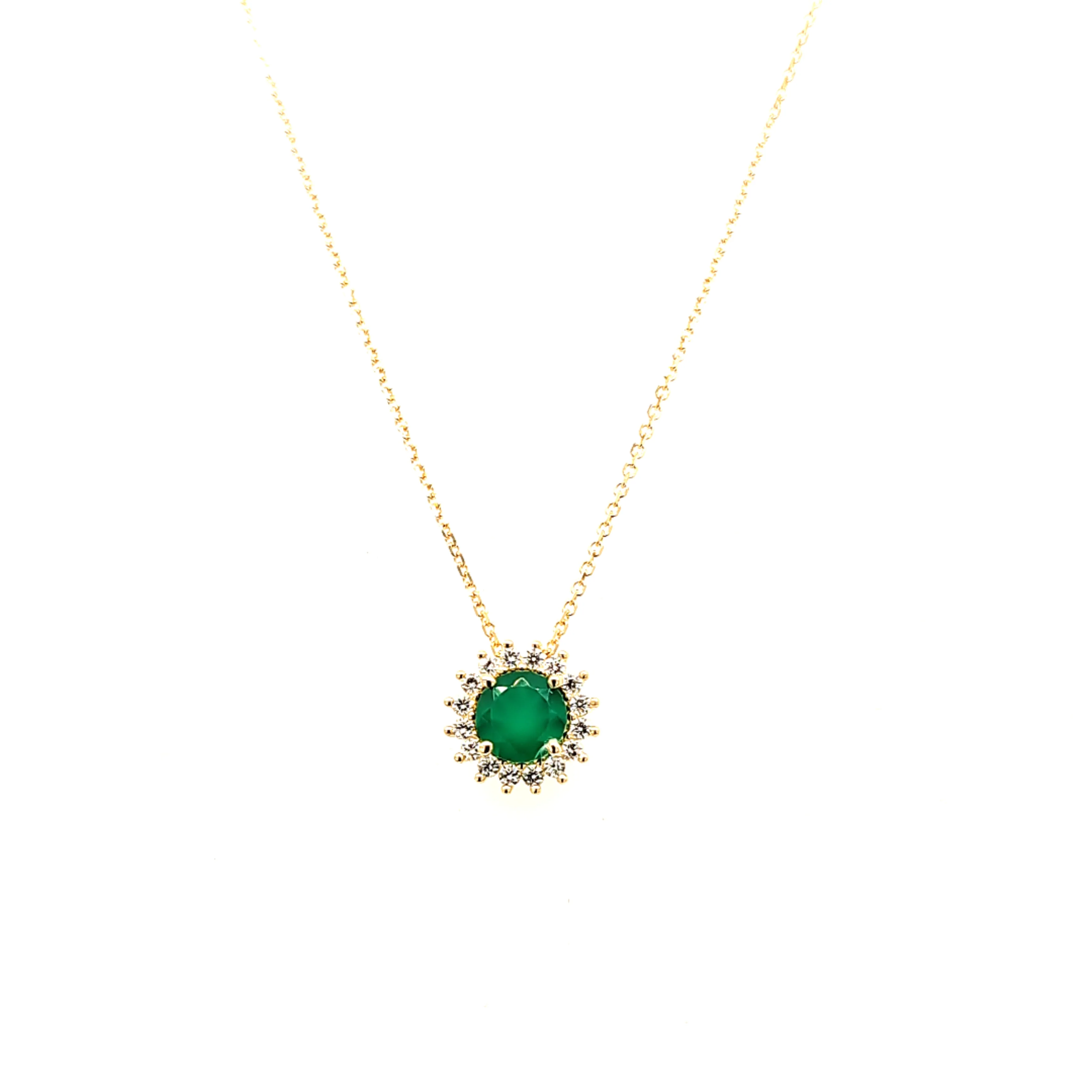 14K Gold | Halskette mit Zirkonia - Image 3