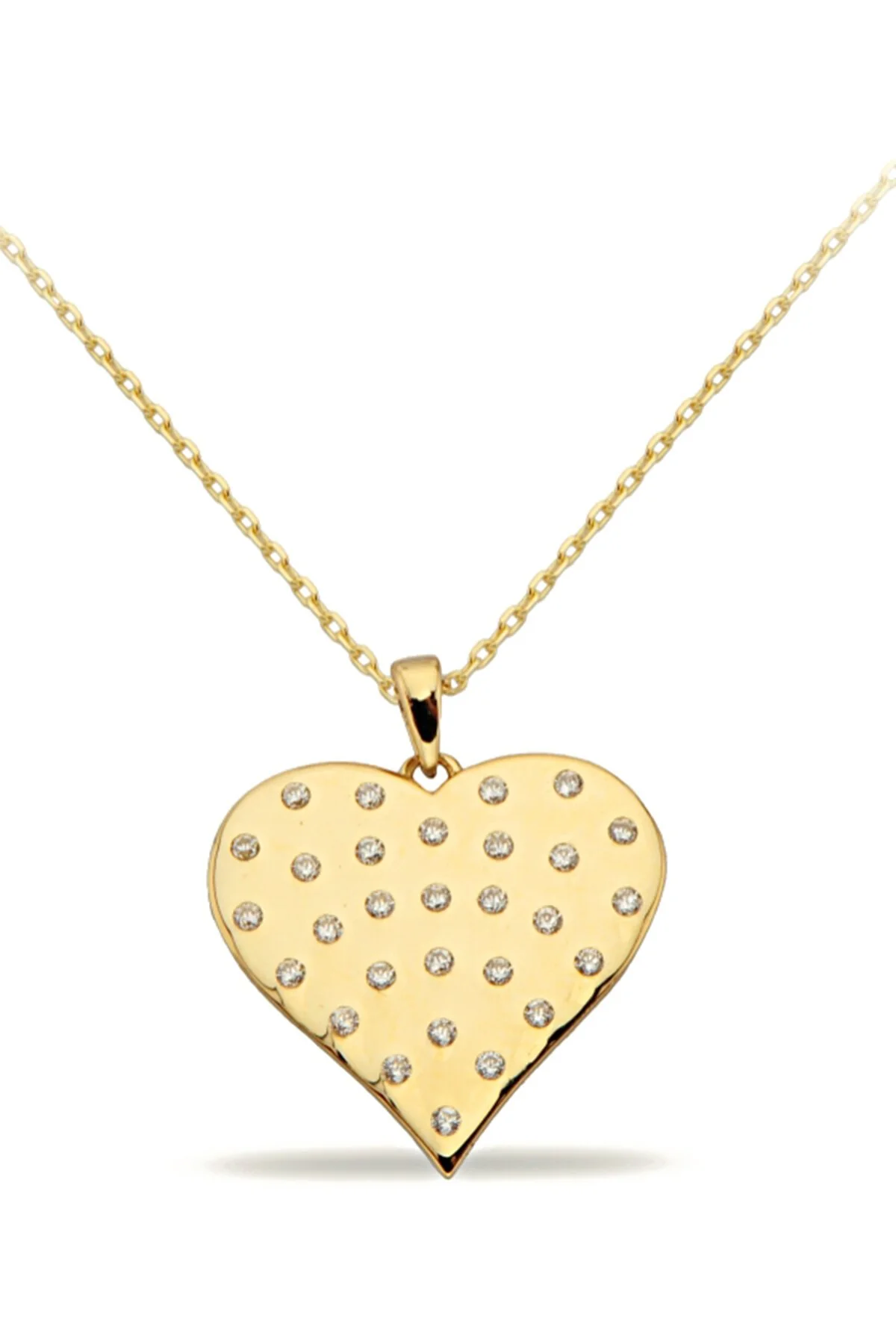 14K Gold | Halskette mit Herz K2878