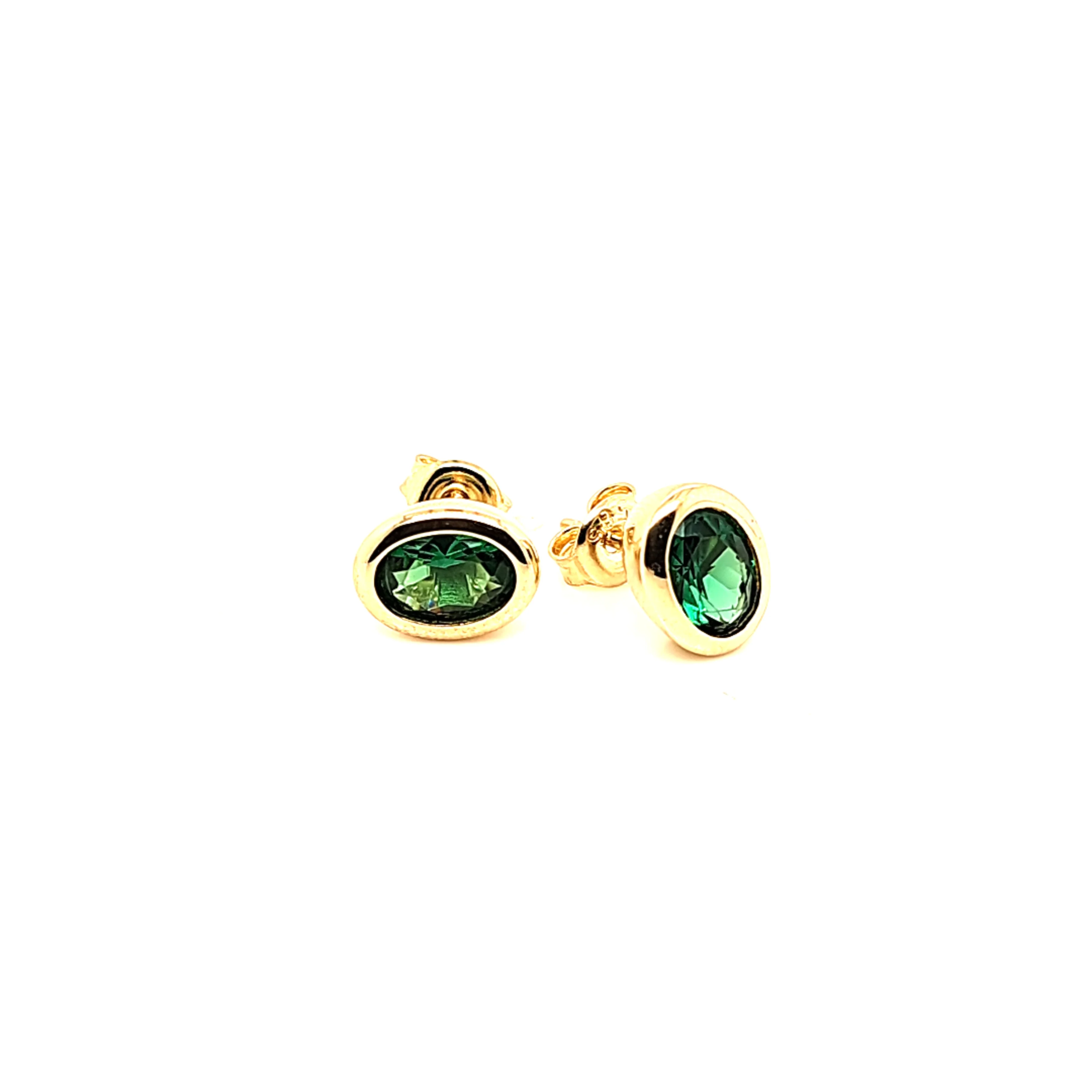 14K Gold | Ohrstecker mit Zirkonia