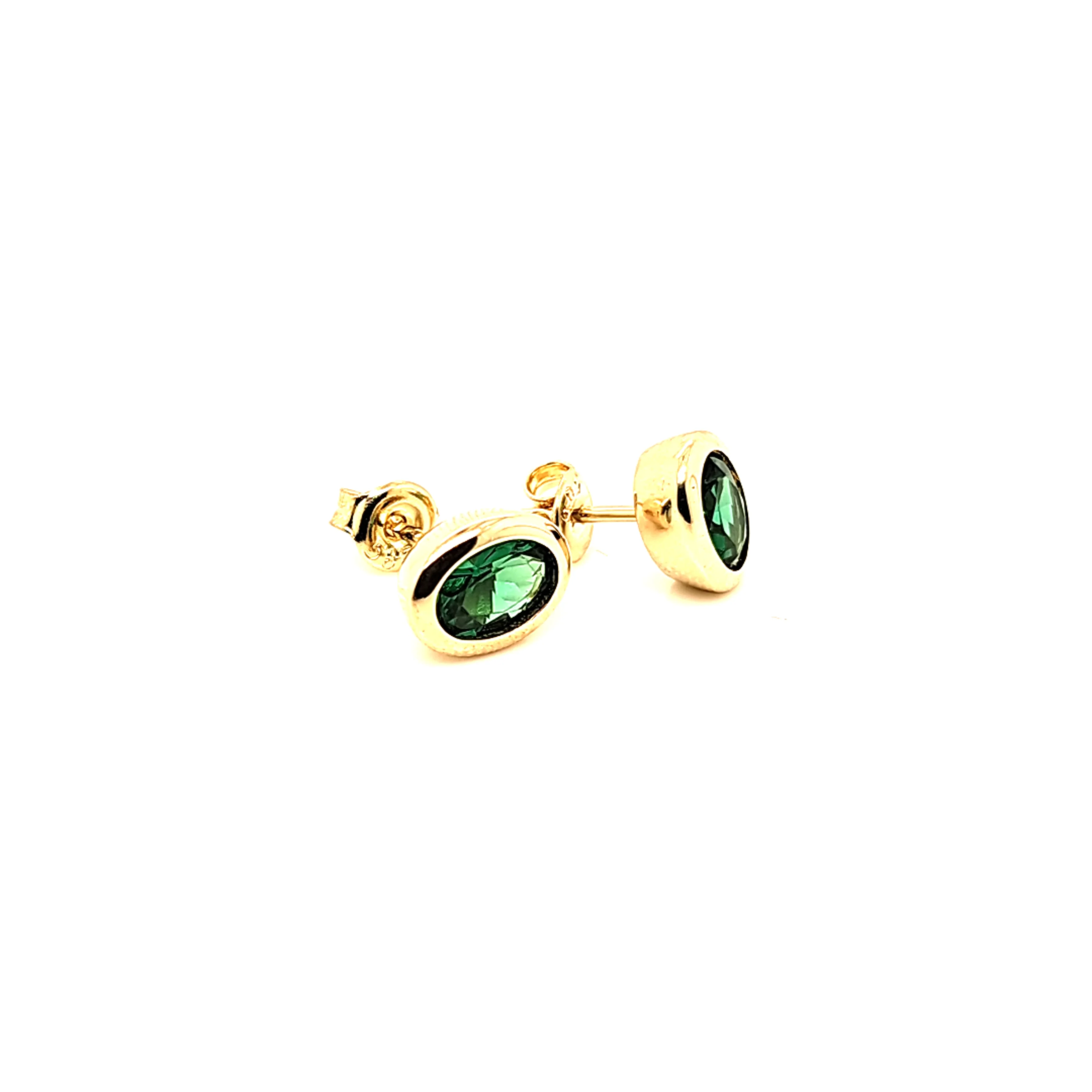 14K Gold | Ohrstecker mit Zirkonia - Image 2