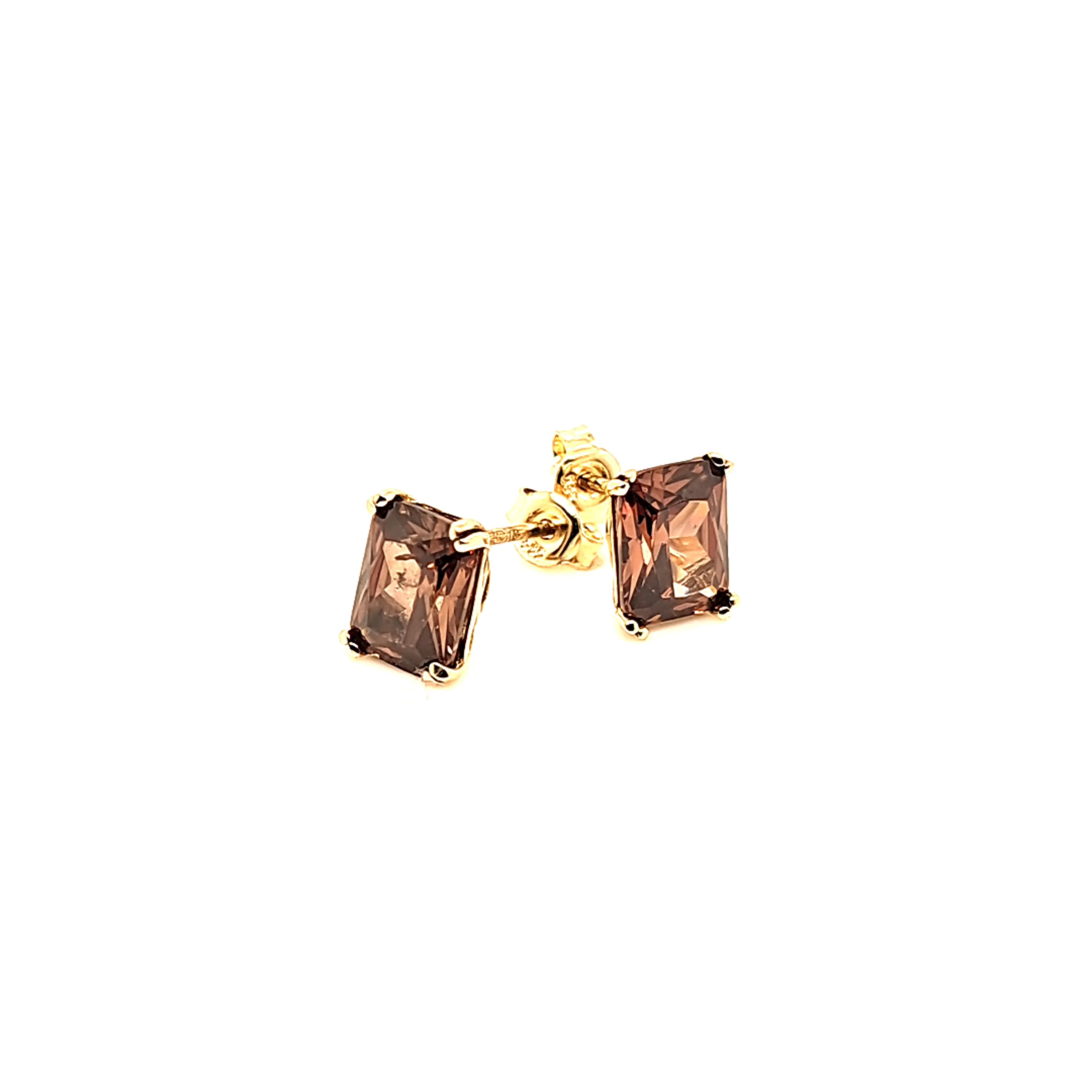 14K Gold | Ohrstecker mit Zirkonia