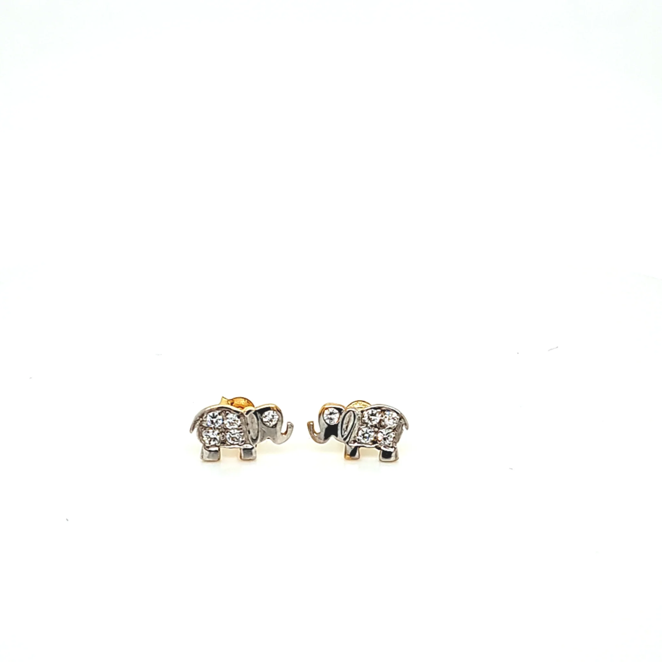 14K Gold | Ohrstecker mit Elefant