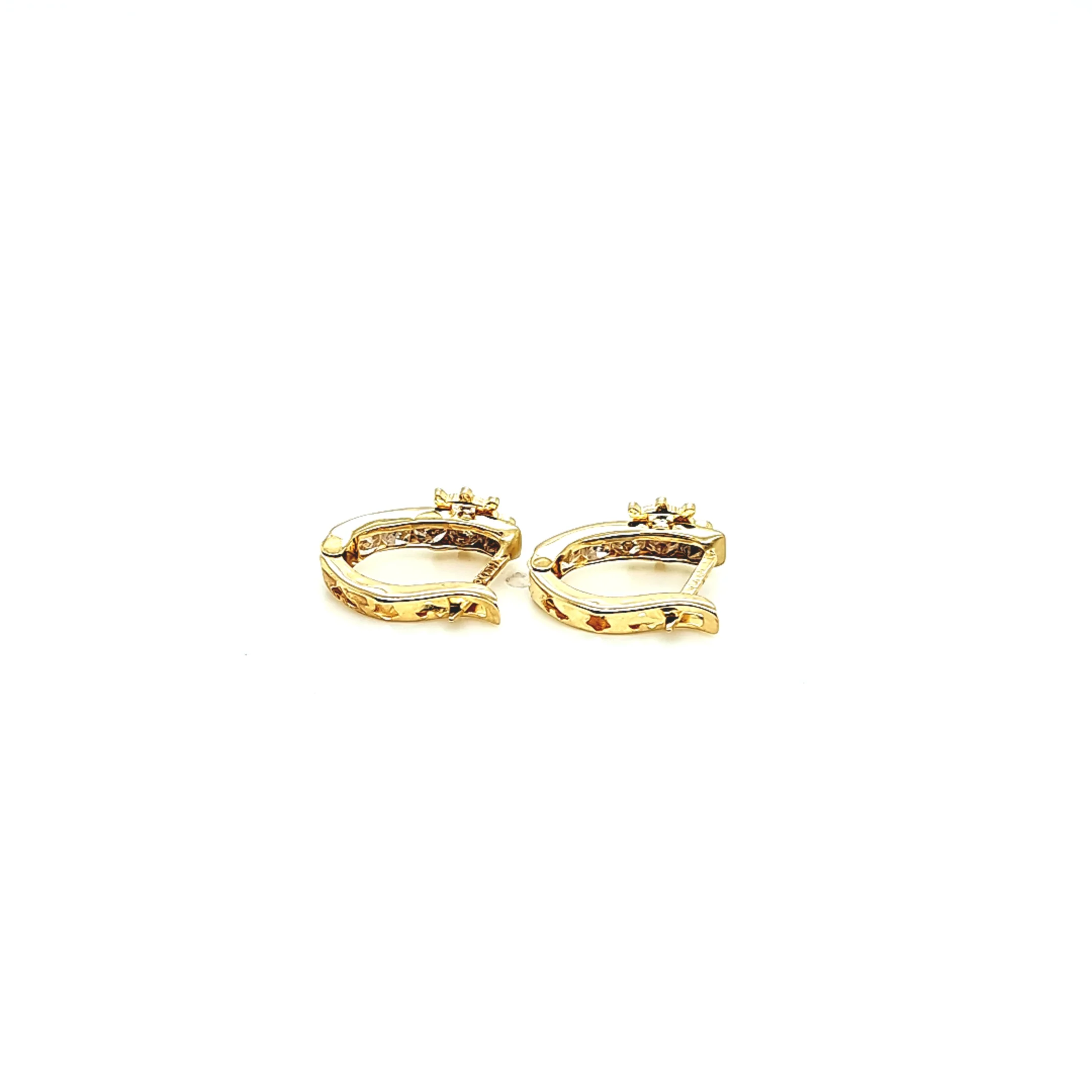 14K Gold | Ohrstecker mit Marienkäfer und Zirkonia - Image 3