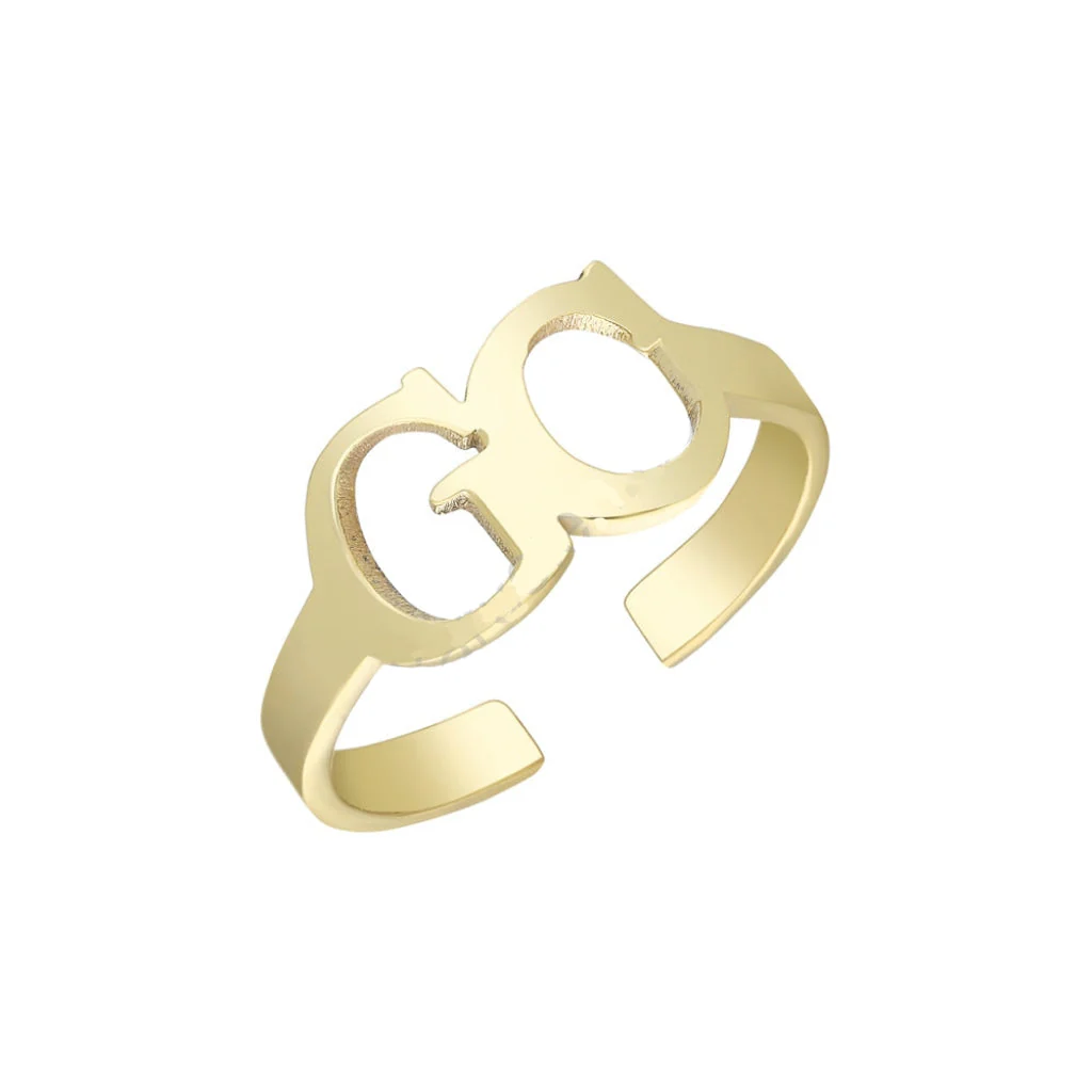 2 Buchstaben Ring