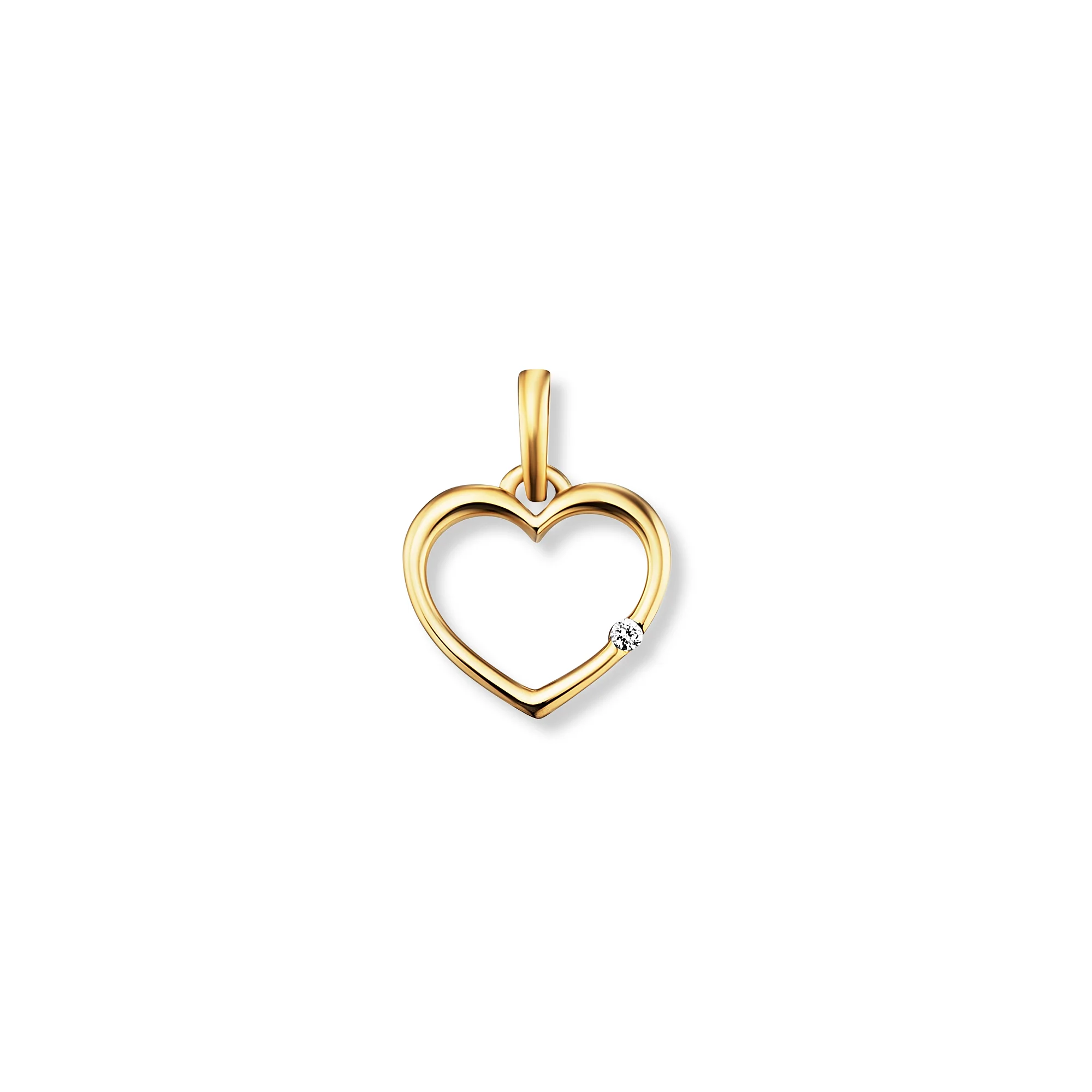 8K Gold | AnhÀnger Herz Brilliant