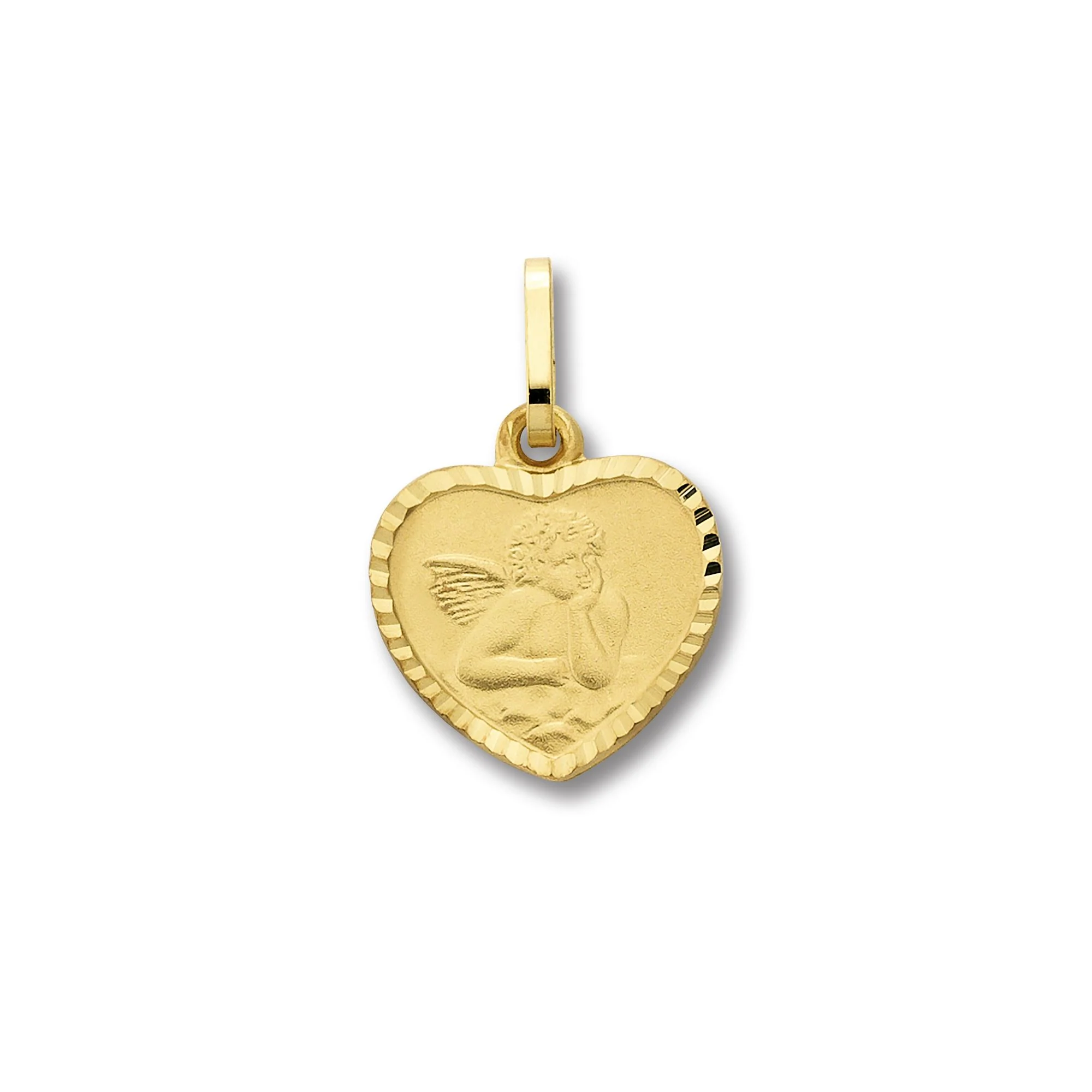 8K Gold | Anhänger Schutzengel