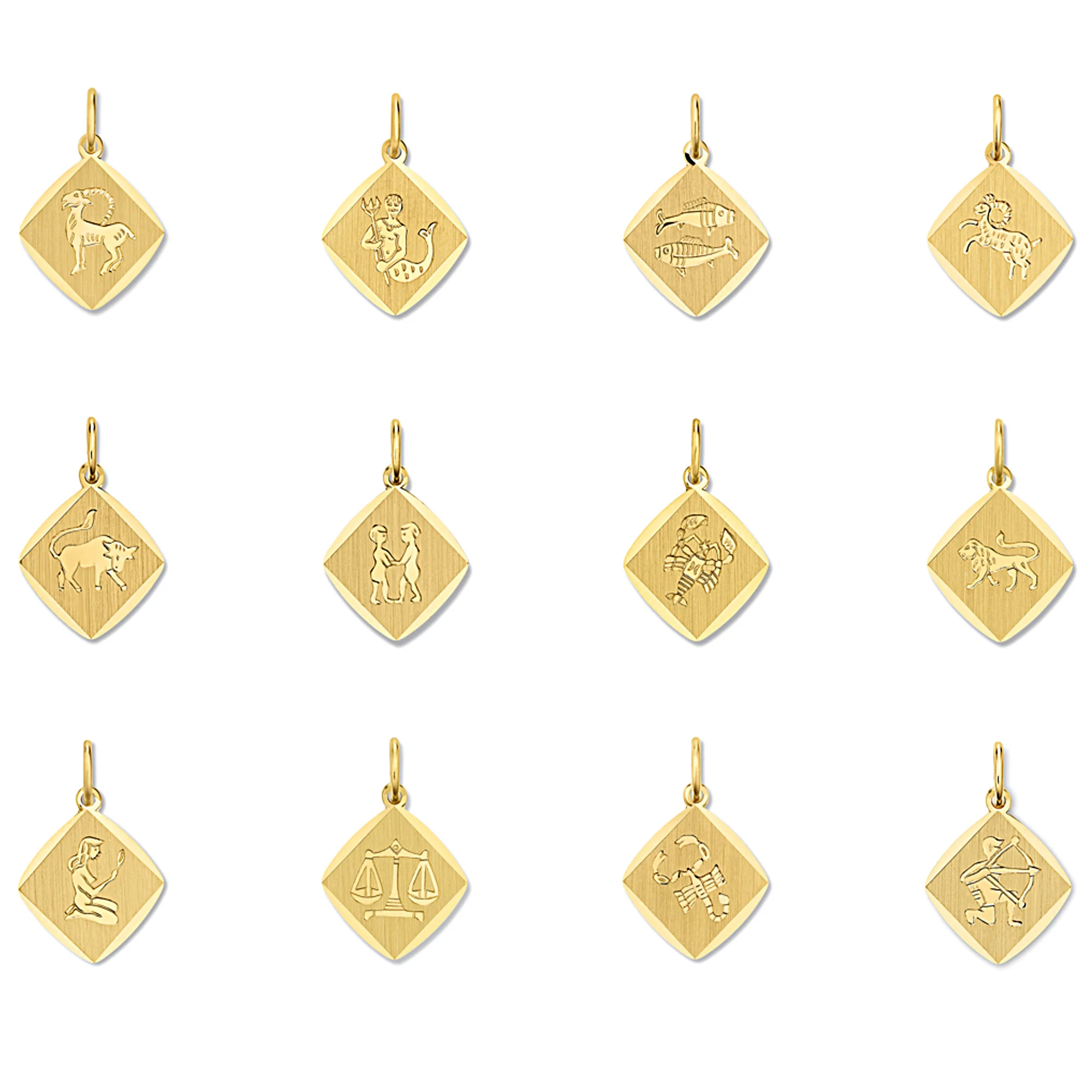 8K Gold | Anhänger Sternzeichen