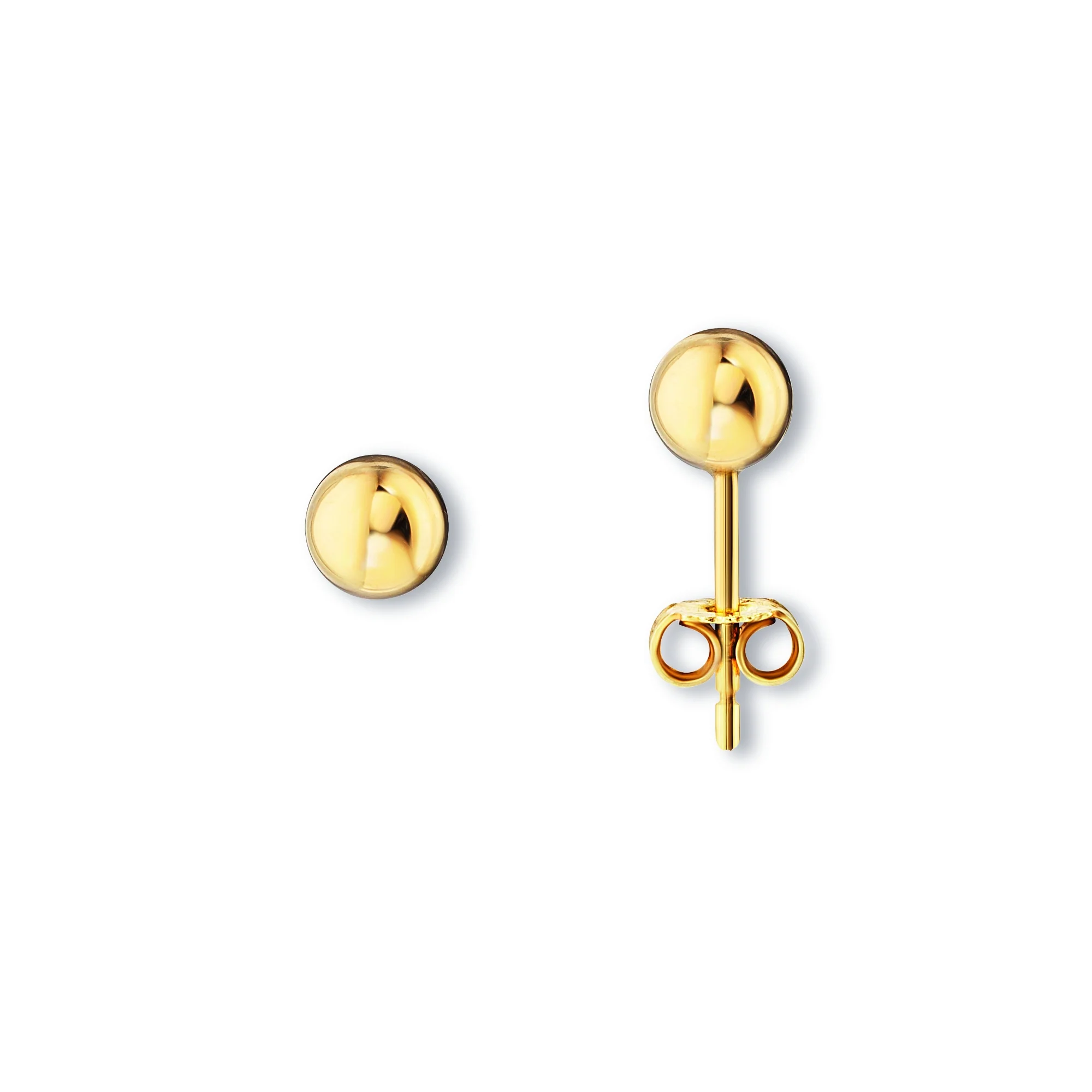 8K Gold | Ohrstecker Kugel Ø 5,0 mm