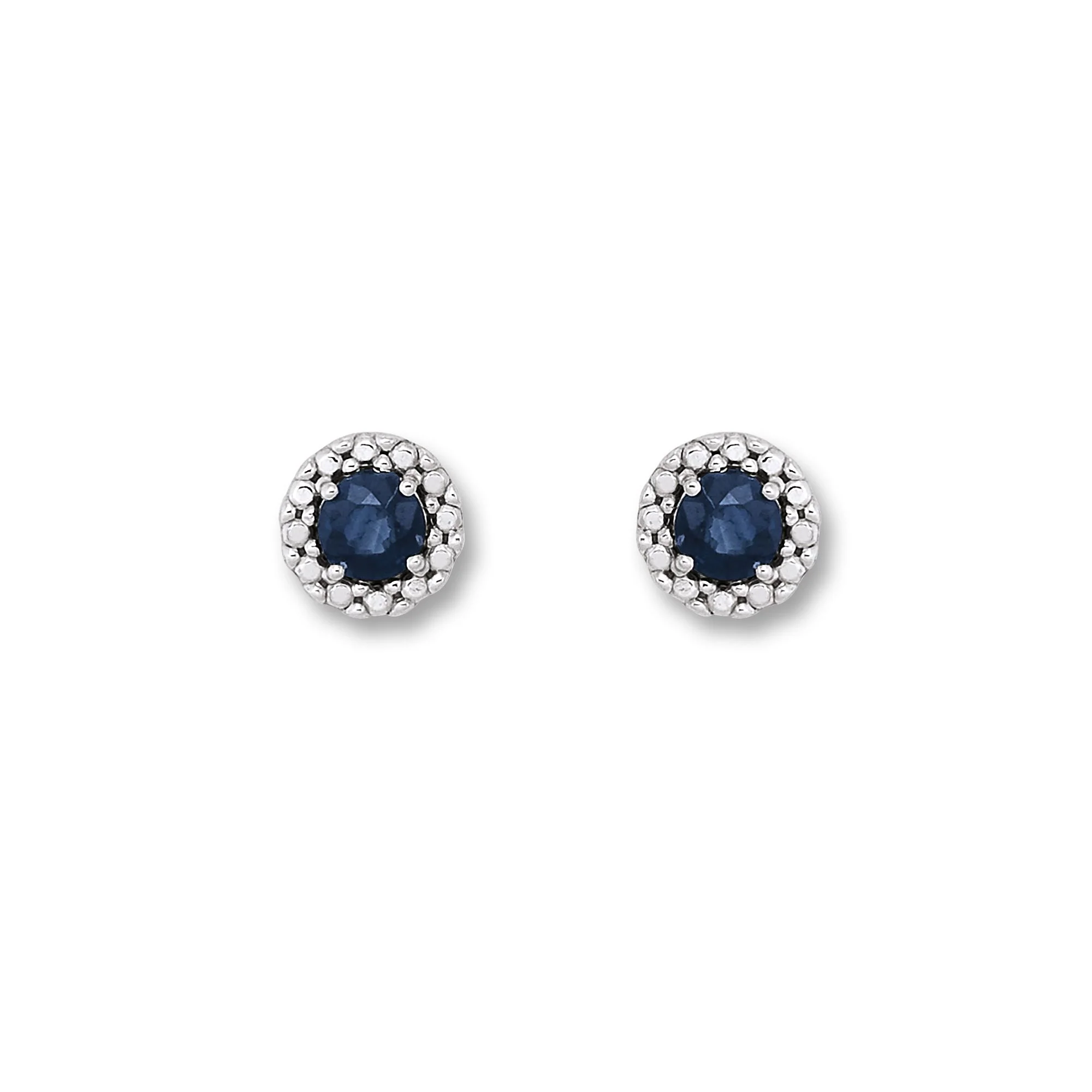 8K Gold | Ohrstecker Safir