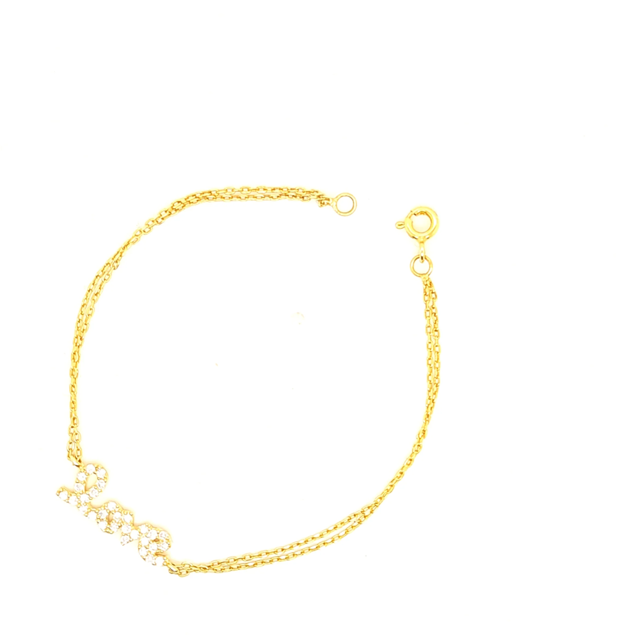 925 Silber |  Armband Love mit Zirkonia
