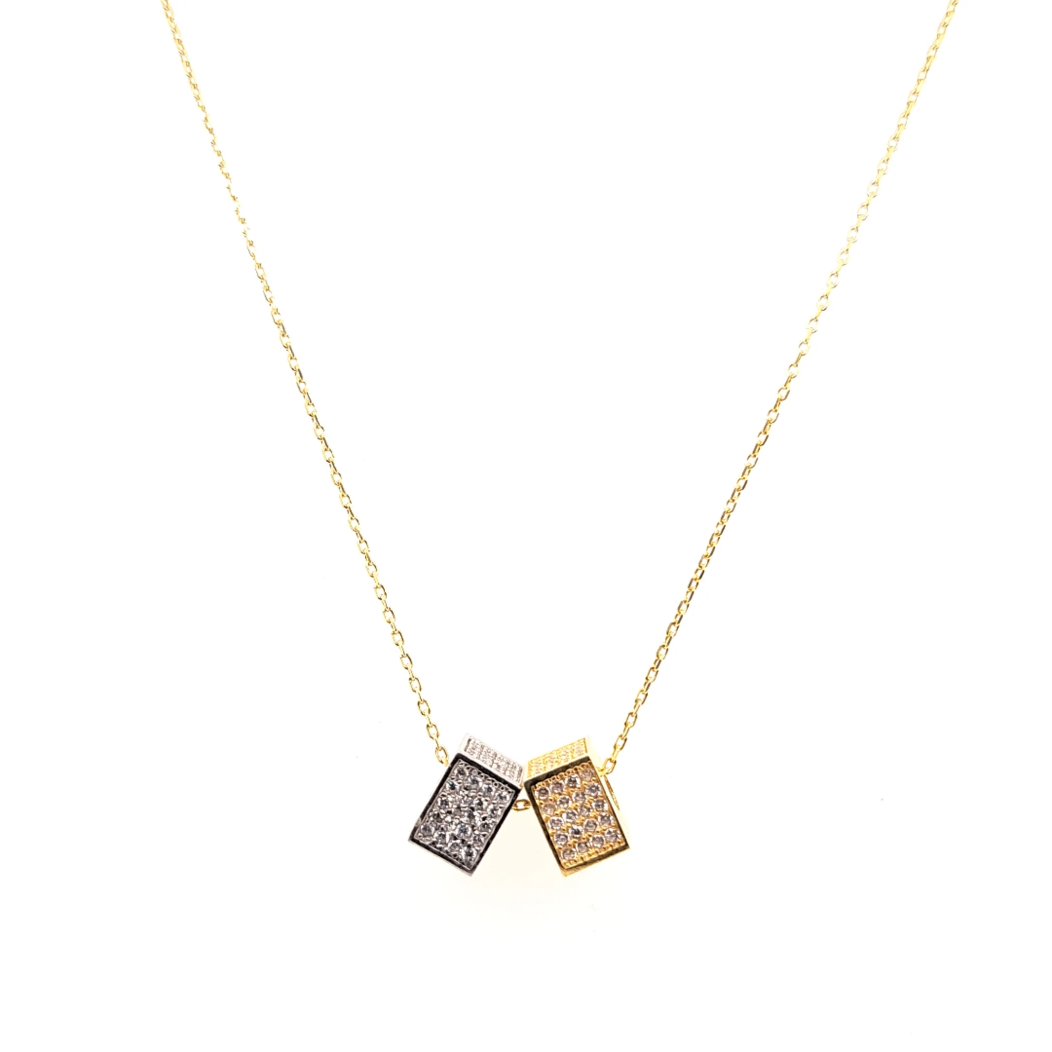 925 Silber | Halskette Kugel mit Zirkonia - Image 3