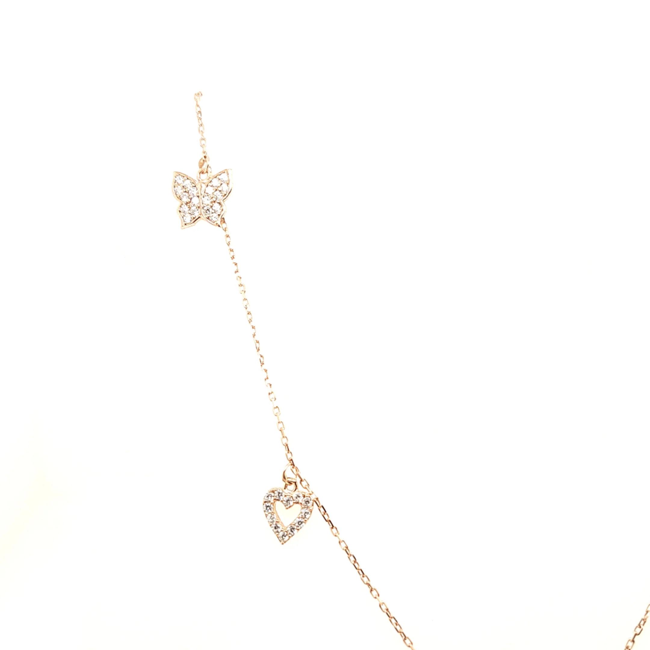 925 Silber |  Halskette Modern Mix mit Zirkonia - Image 2