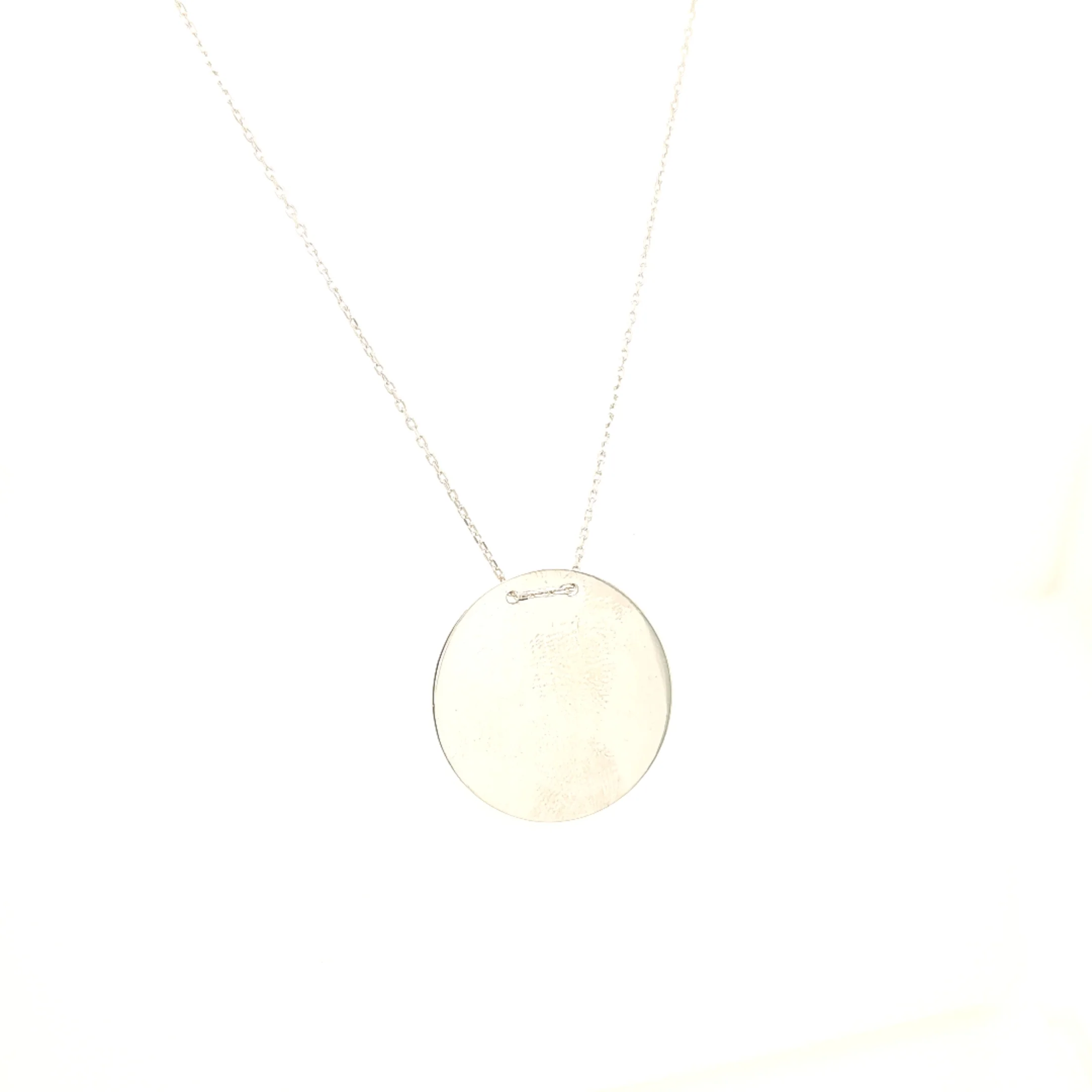 925 Silber |  Halskette Rund