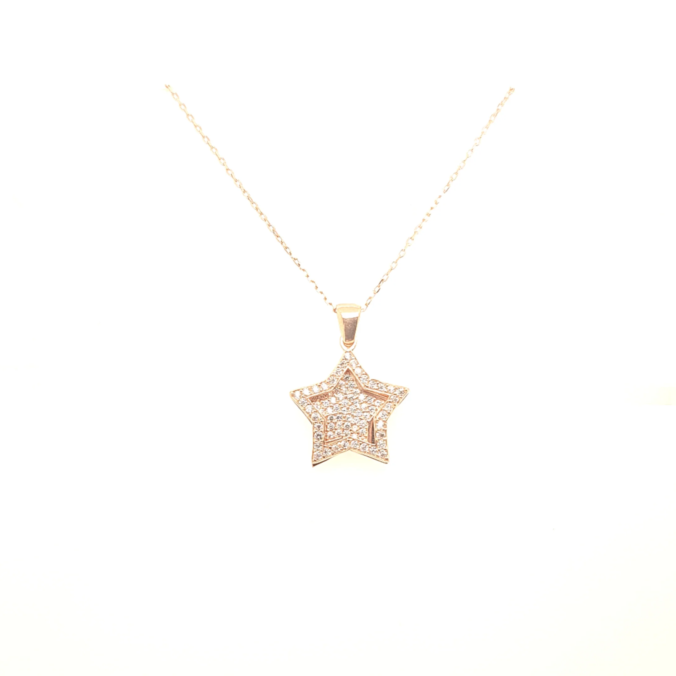 925 Silber |  Halskette Stern - Image 2