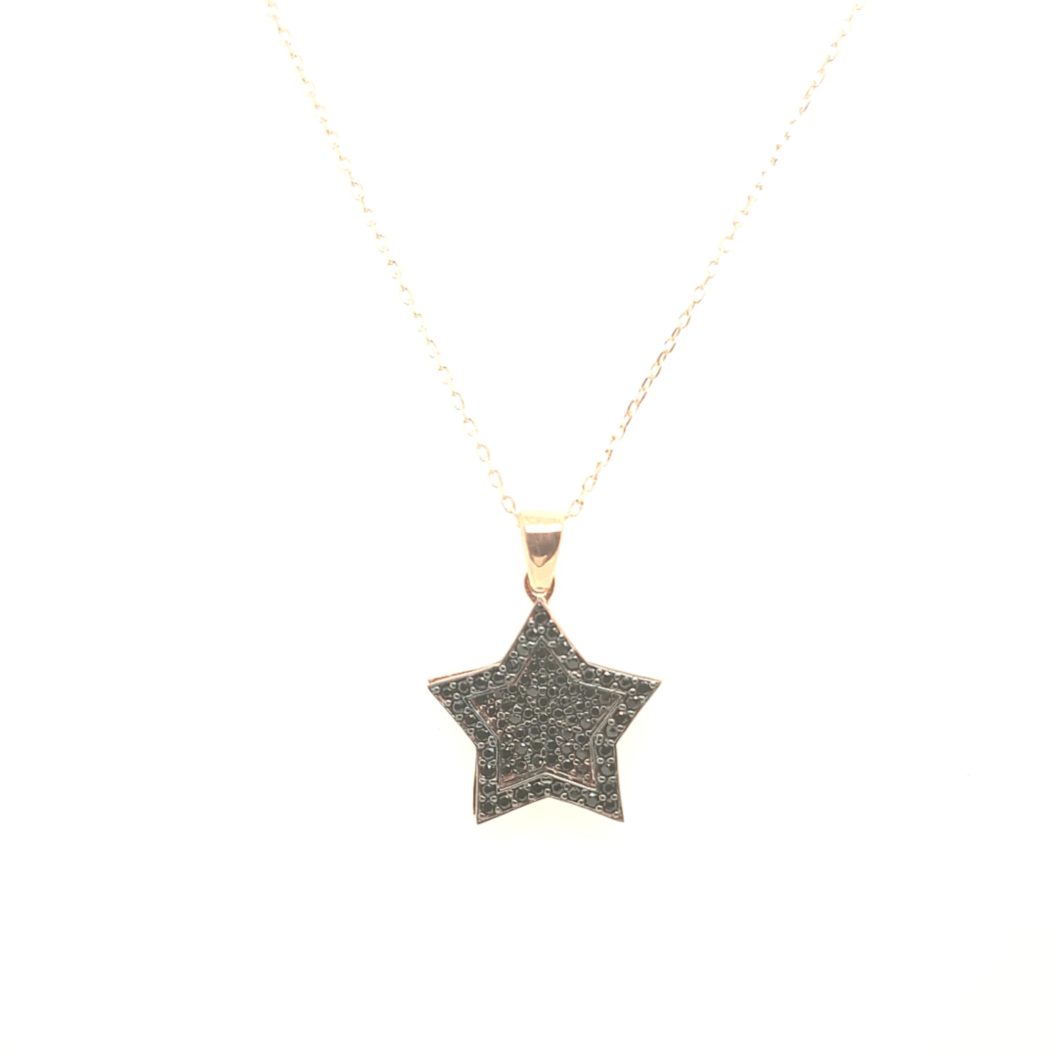 925 Silber |  Halskette Stern - Image 5