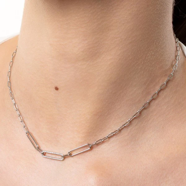 925 Silber |  Halsketten DUO LINK XENOX - Image 2