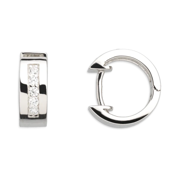 925 Silber |  Ohrringe CREOLEN XENOX