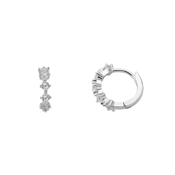925 Silber | Ohrringe KRAPPE SILBER XENOX
