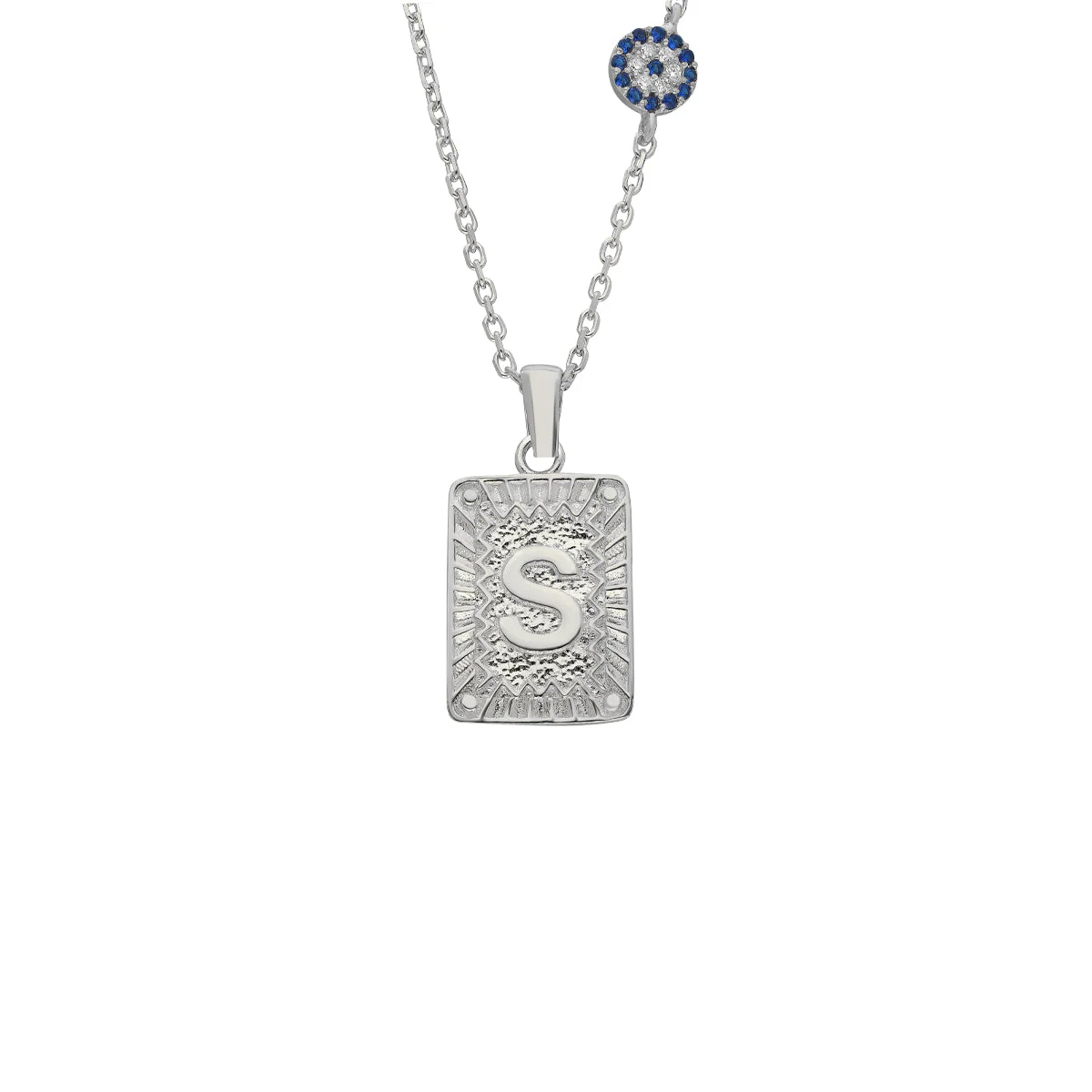 Vintage Buchstaben kette mit Nazar - Image 2