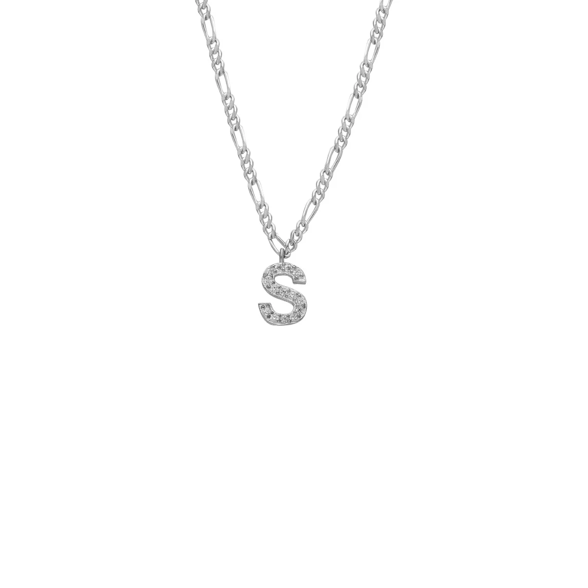 Buchstabenkette mit Zirkonia Stein - Image 2