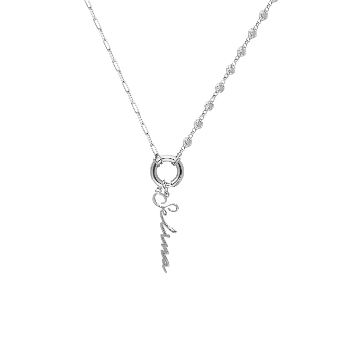Chain Design Diamond Halskette Basic Signatur - Image 2