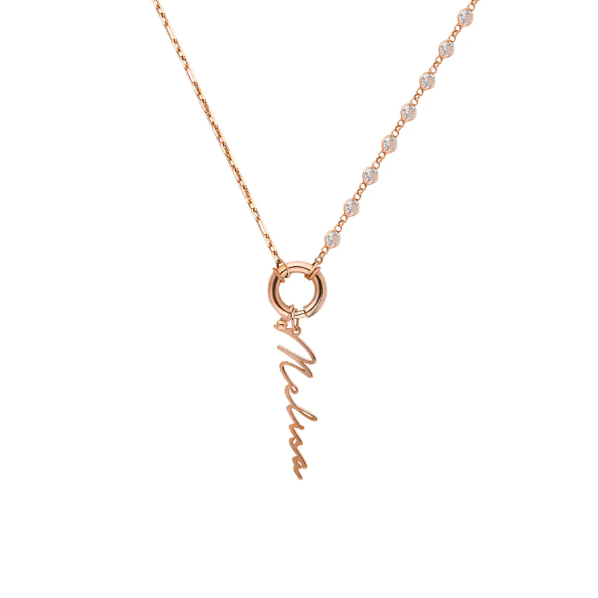 Chain Design Diamond Halskette Basic Signatur - Image 3