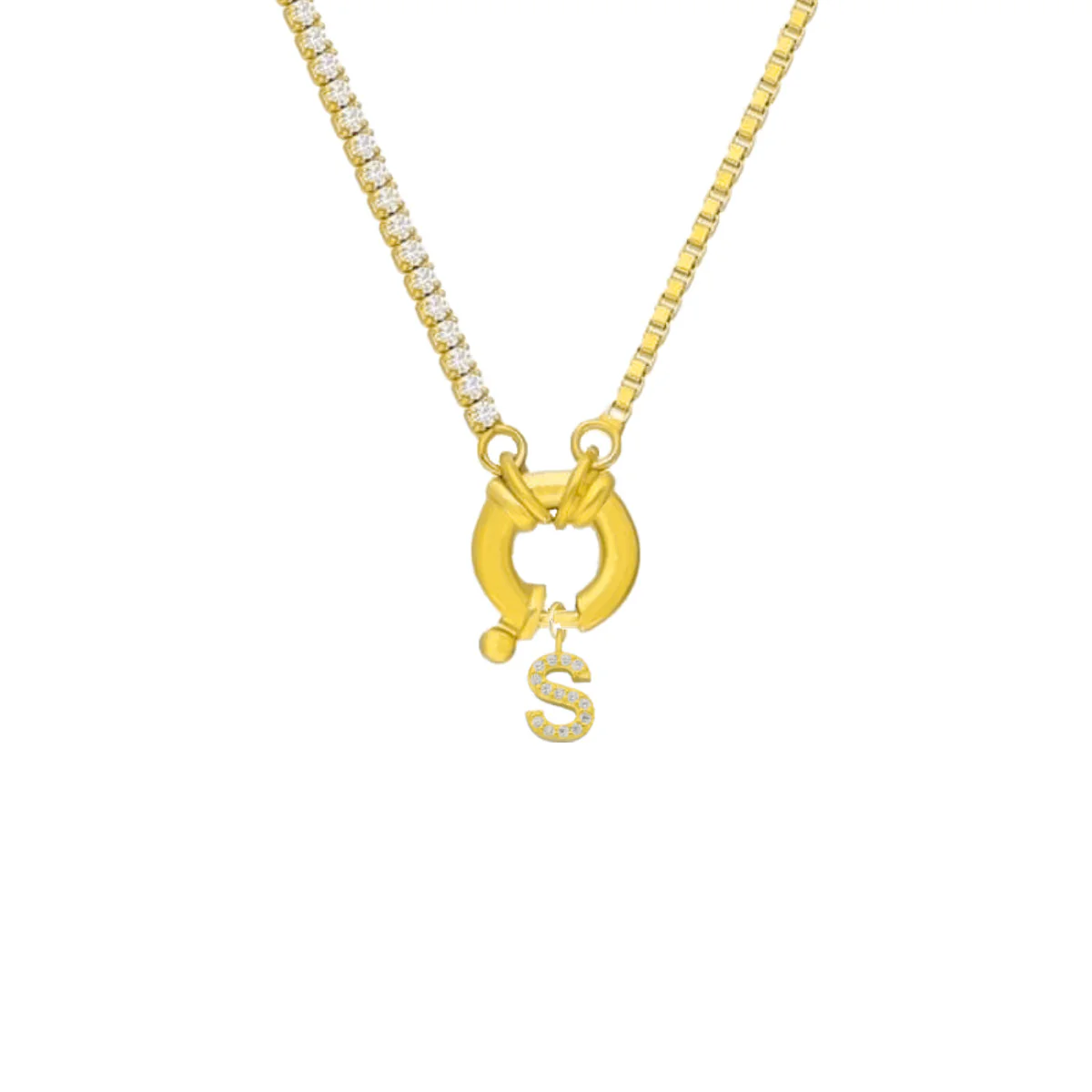 Chain Design Iced-Buchstabe