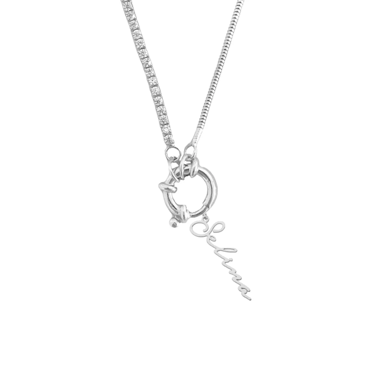 Chain Design Italia Iced Signatur Namenskette - Image 2