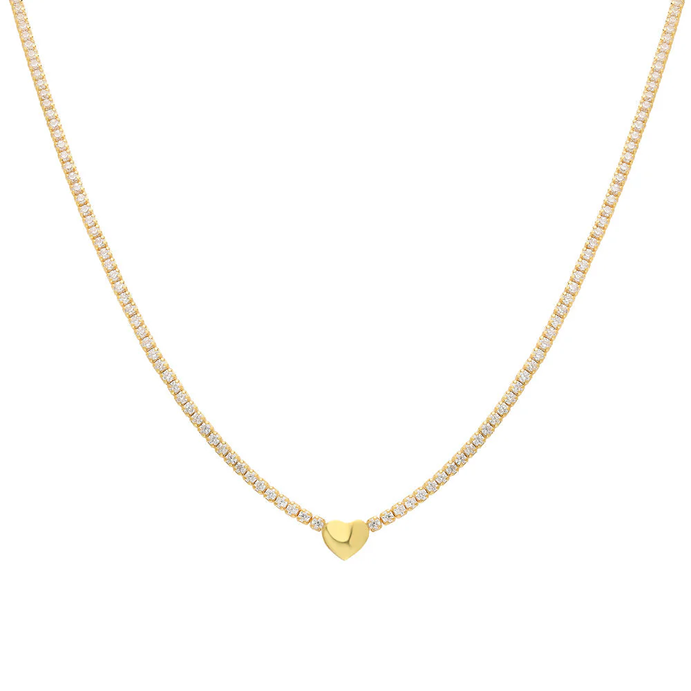 Chain Strass herzkette