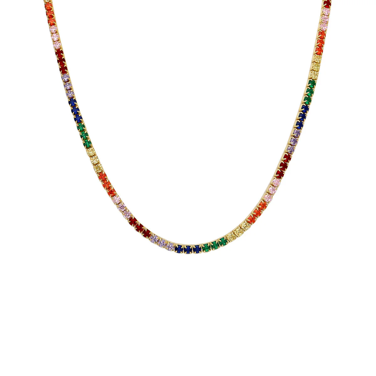 Full Chain Rainbow Halskette