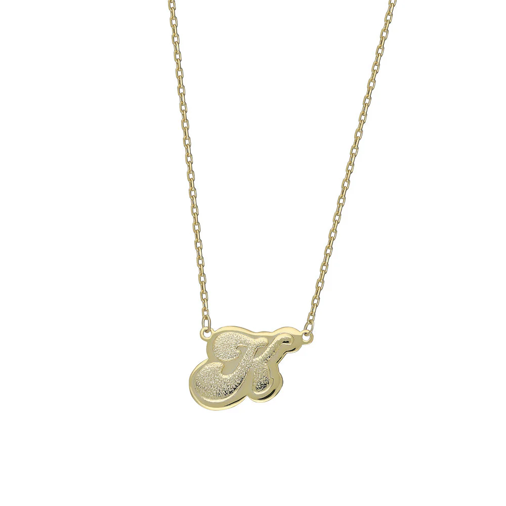 Glittery letter Necklace