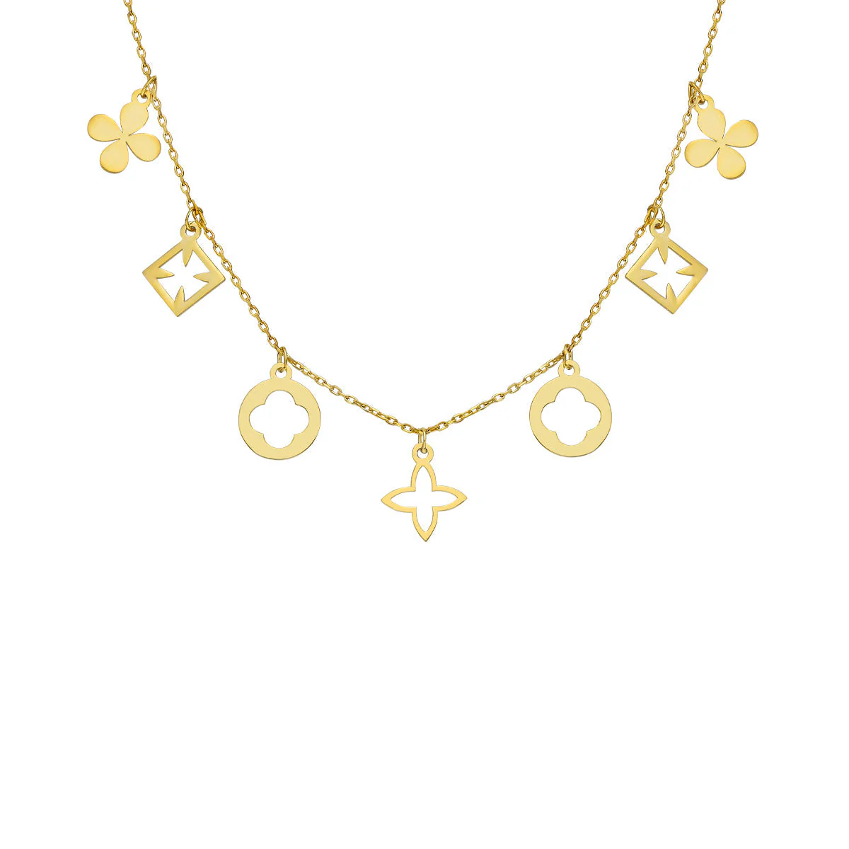 Elenora Charm Halskette