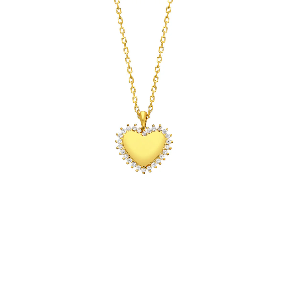 HERZKETTE MIT ZIRKONIA