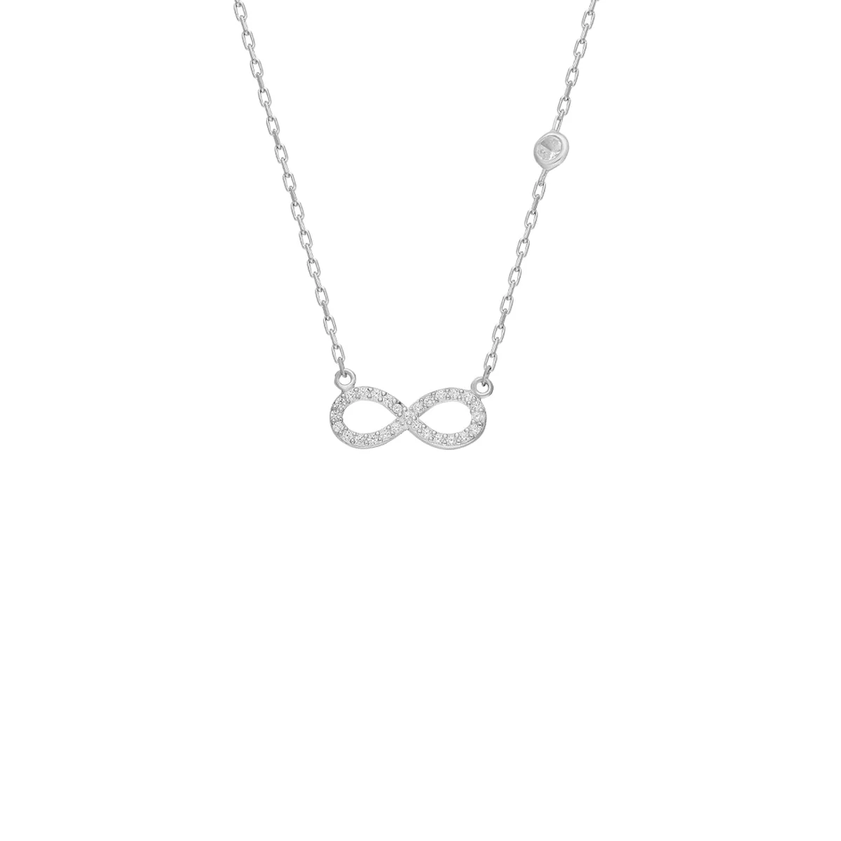Infinity Halskette mit ZIRKONIA - Image 2