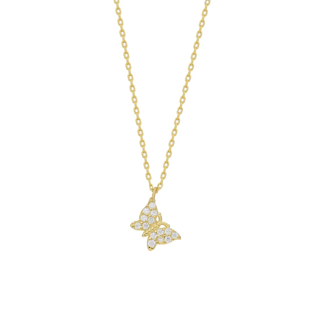 MINIMAL BUTTERFLY NECKLACE