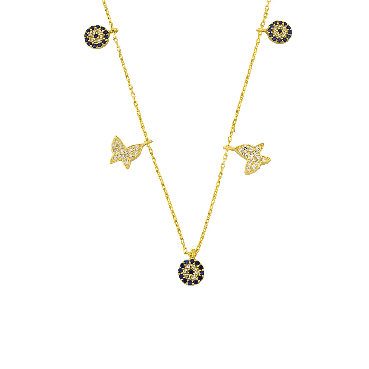 Nazar X Butterfly Kette