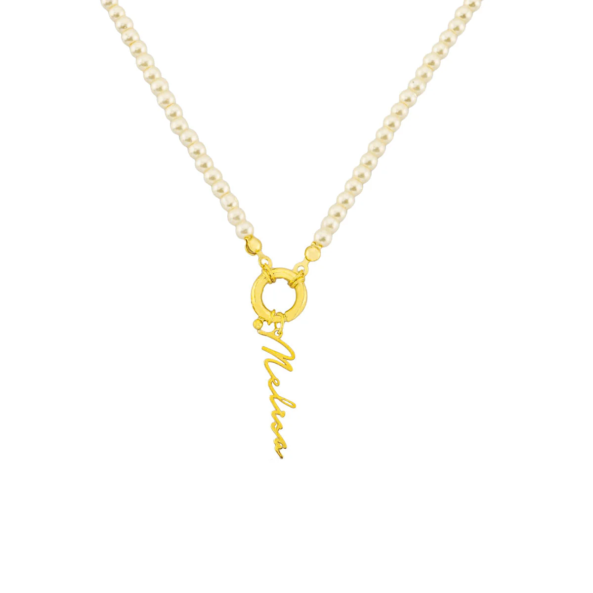 Pearl Chain Signatur Namenskette