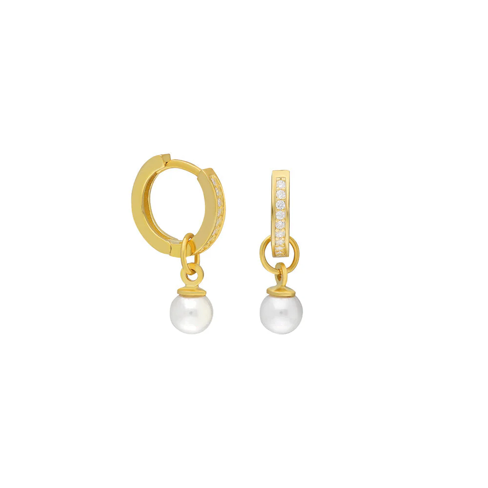 Pearl Zirkonia Ohrring