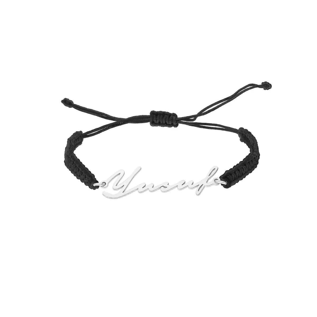 Signatur Armband mit schwarzes Seil - Image 2