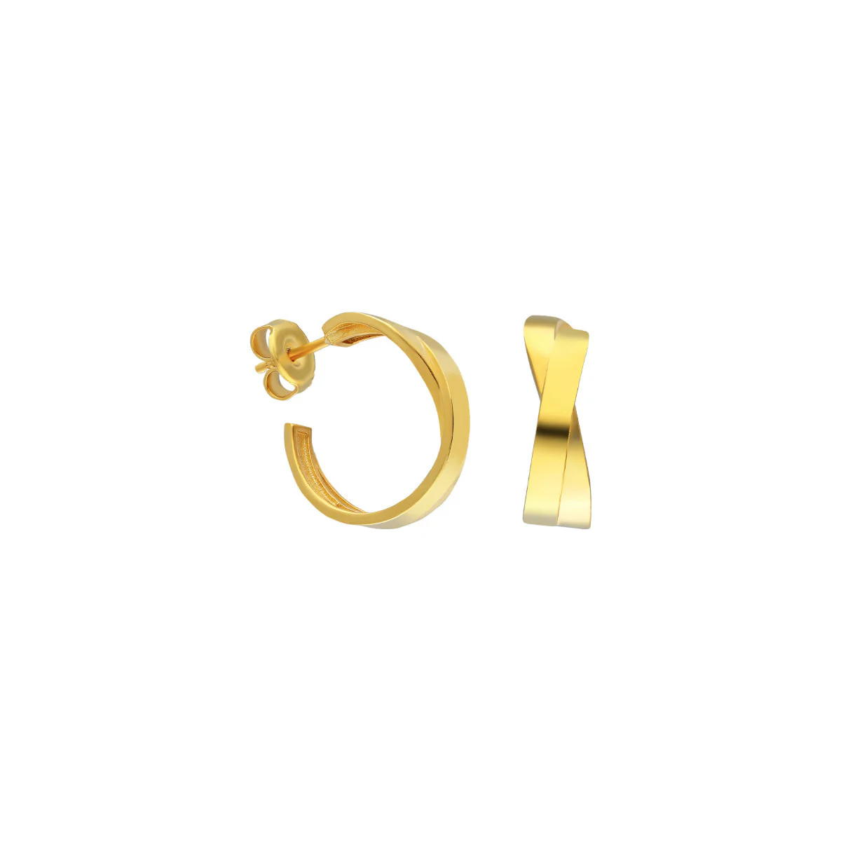 Simple Cross Ohrring