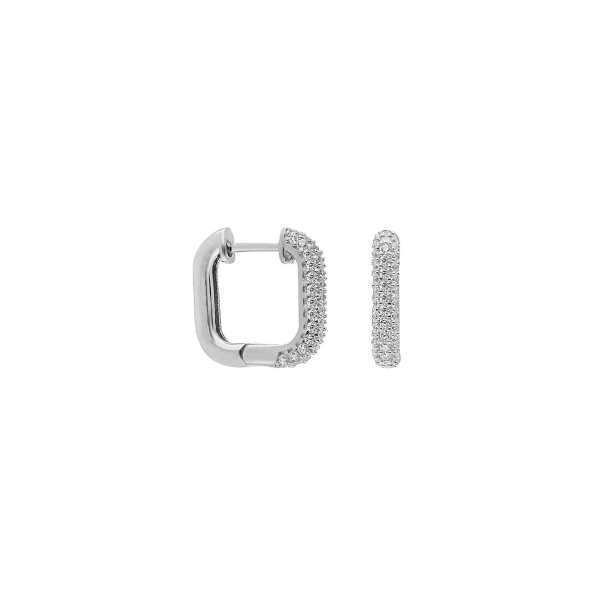Square Zirkonia Ohrring - Image 2