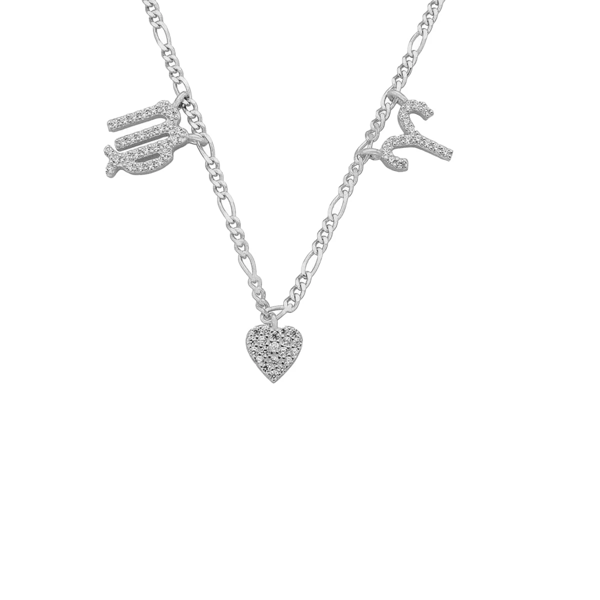 Sternzeichen Partner Kette mit Herz - Image 2