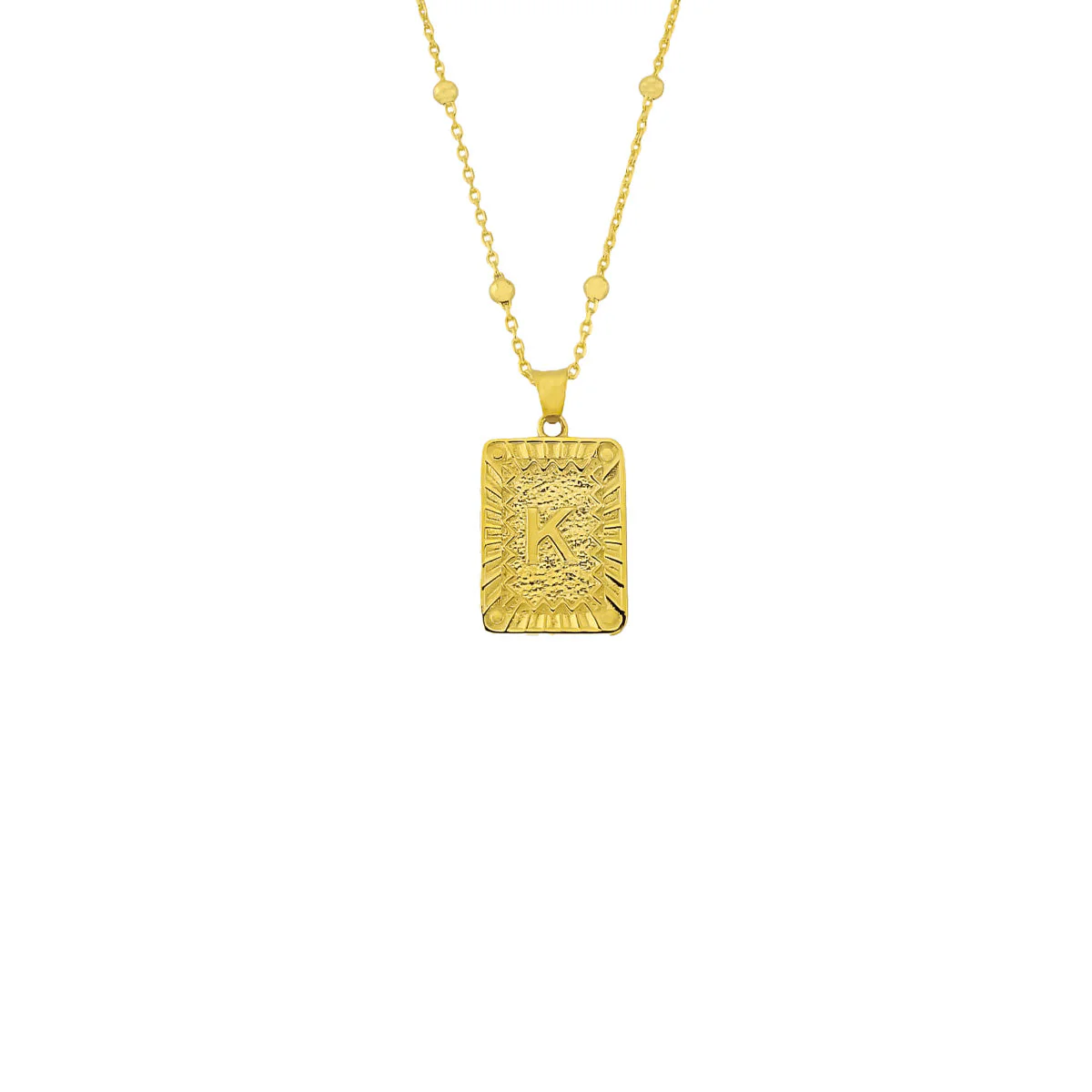Vintage Letter Necklace