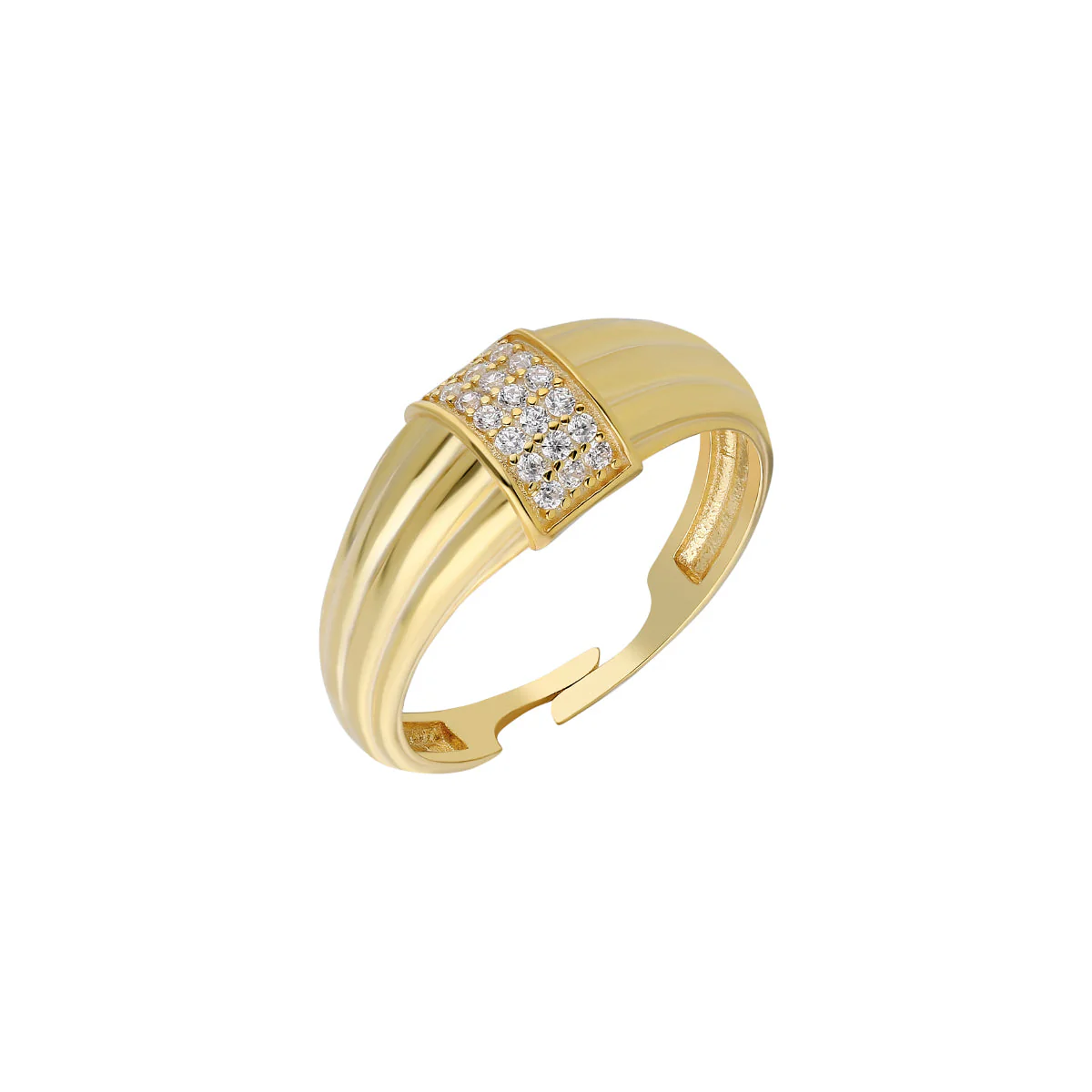 Zirkonia Rund Ring